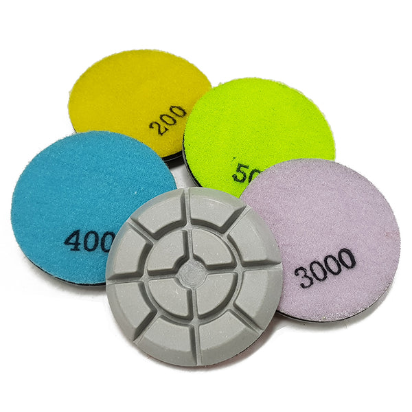 Traxx SUPER Resin Polishing Pads - WHITE -WET/DRY - QTY of 9